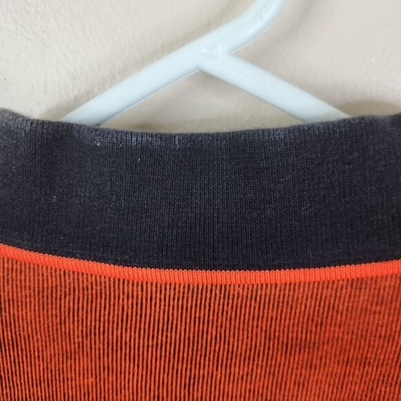 Vintage The Coolest Game Philadelphia Flyers Striped SS Polo Shirt Large - Picture 9 of 9